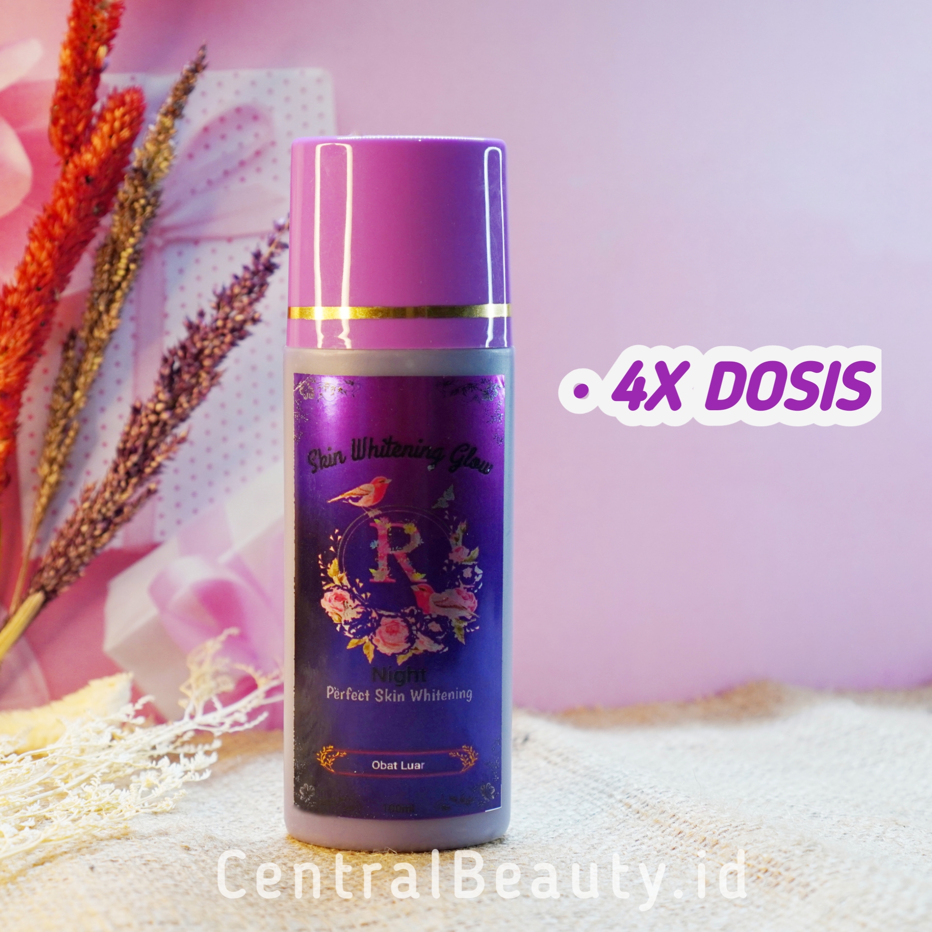 [ ORIGINAL ] NIGHT GLOW 4x PEMUTIH DOSIS TINGGI HB WHITENING BADAN / TUBUH BODY LOTION / HANDBODY Harga 169,250 rupiah*Gratis Ongkir