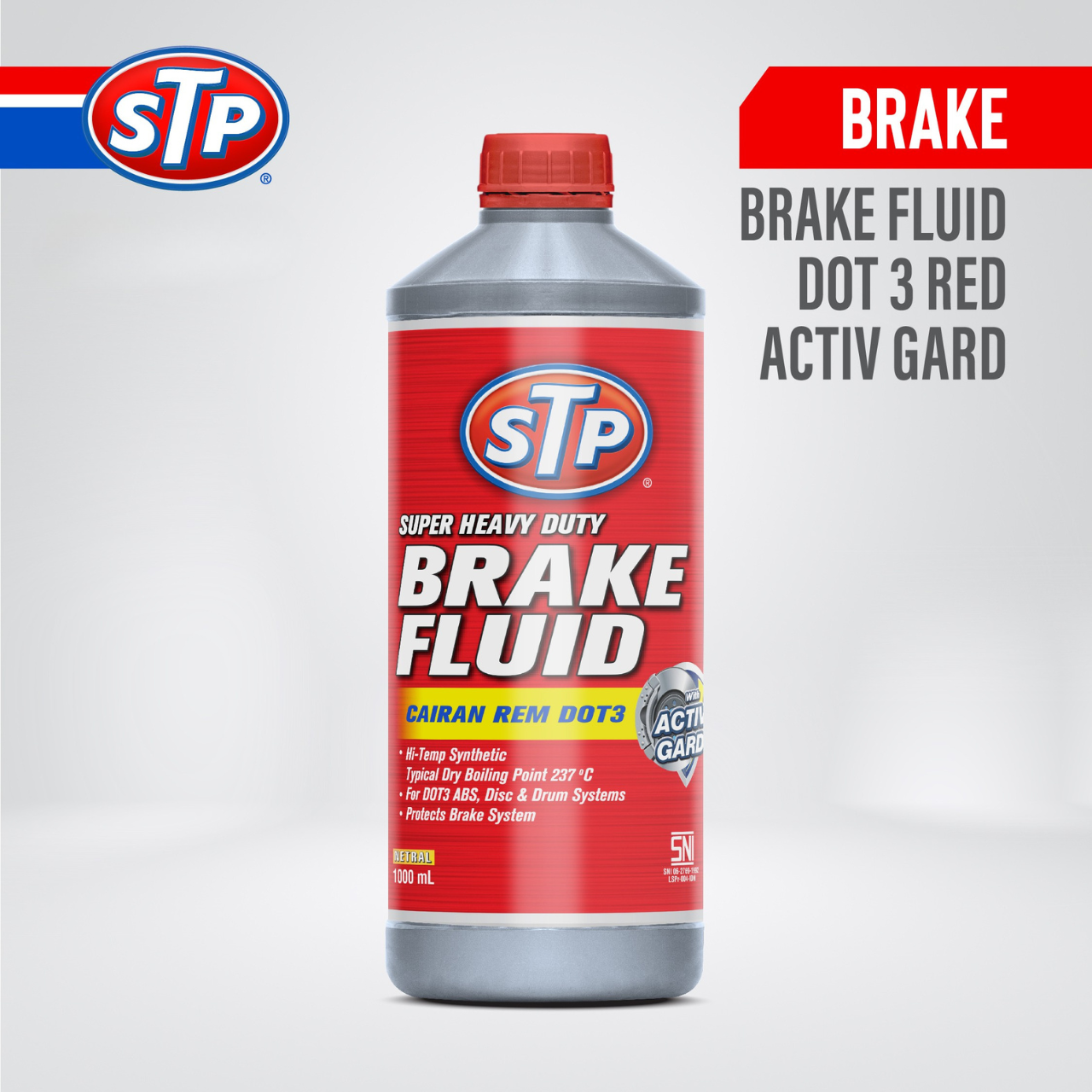 STP brake fluid (brake fluid) 1 L Red Harga 101,500 rupiah*Gratis Ongkir