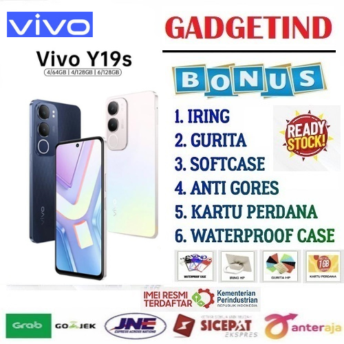 Sale Vivo Y19S 4+64Gb/4+128Gb/6+128Gb- 50 Mp Ai Camera, 5500Mah+15W Flashcharge, Sgs Drop Resistance Camera Screen Chipset Giá 1,091,200 Đồng*Miễn phí vận chuyển