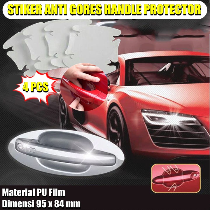 Promo stiker anti gores gagang pintu mobil toyota honda audi sticker anti gores lecet pelindung gagang pintu mobil 4 pcs Giá 32,700 Đồng*Miễn phí vận chuyển