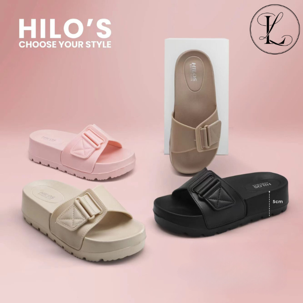Sandal Wanita Karet Jelly Model Slip-on Tinggi Hak 5CM Model Trendy Terkini dan Korea Style Harga 34,500 rupiah*Gratis Ongkir