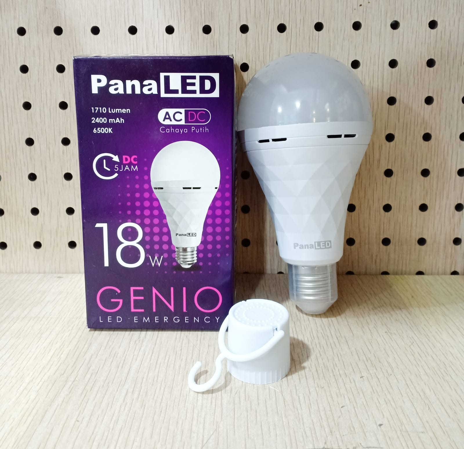 Withered ungdomskriminalitet lære Lampu PANALED Genio Lampu LED Emergency Cahaya Putih 18 watt | Lazada  Indonesia