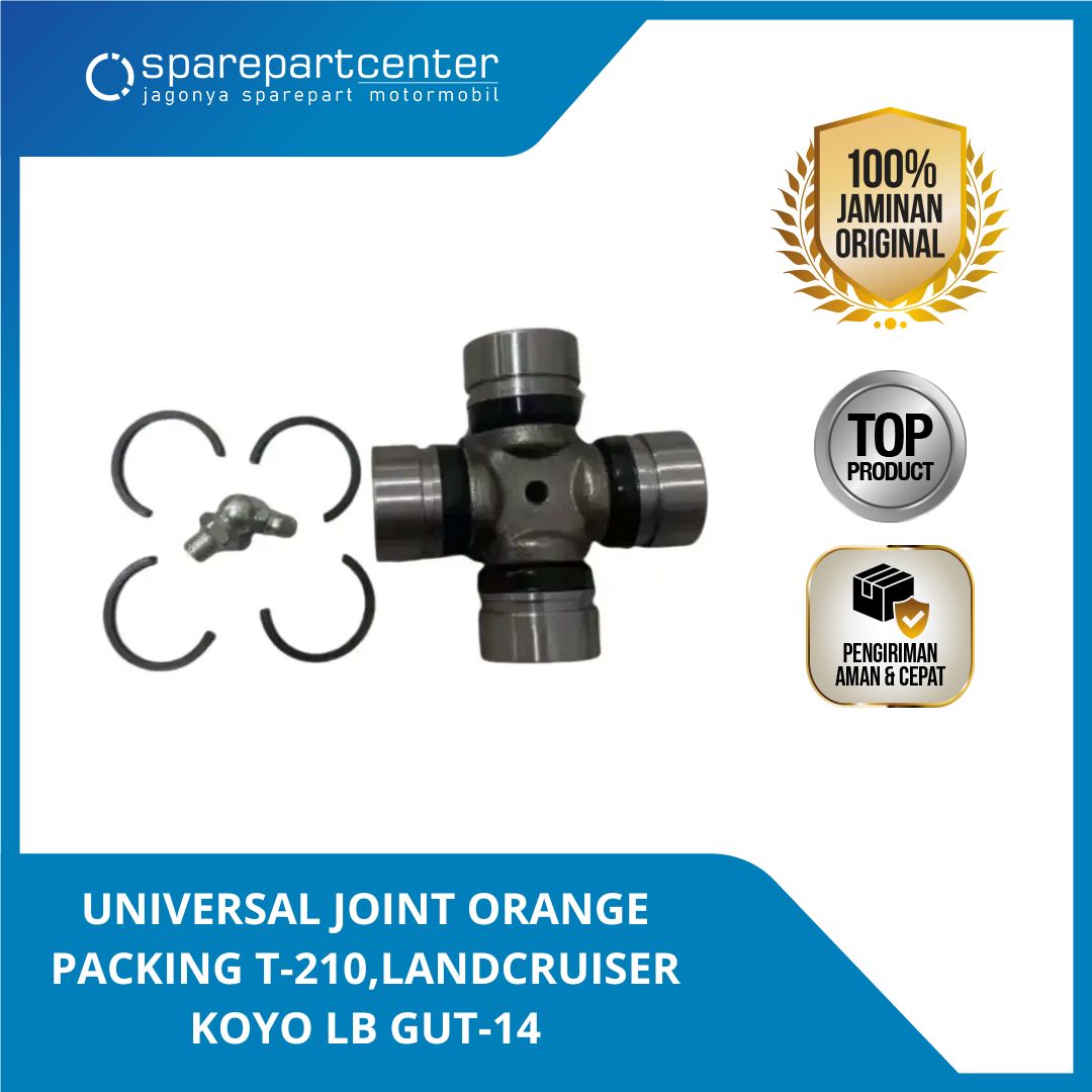 KOYO LB Cross Joint TOYOTA FJ-40 / MITSUBISHI T-210 LANDCRUISER GUT-14 Packing Orange Harga 70,000 rupiah*Gratis Ongkir