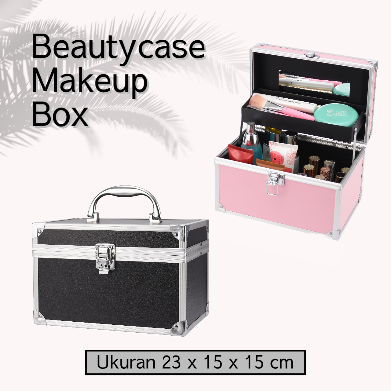 1s-b188 BOX Makeup / Makeup BOX / 23x15x15cm / Tempat Perhiasan
