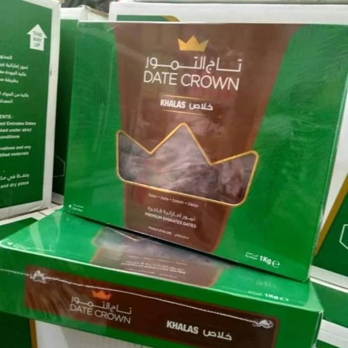 Kurma Khalas Date Crown 1kg 1 kg Lebih Murah dari Palm Frutt