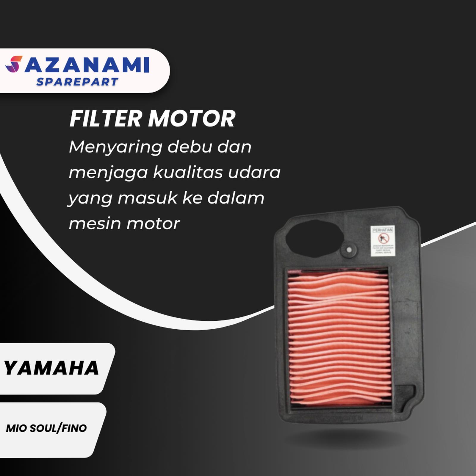 Yamaha Mio Soul/Fino Motorcycle Air Filter Harga 14,999 rupiah*Gratis Ongkir