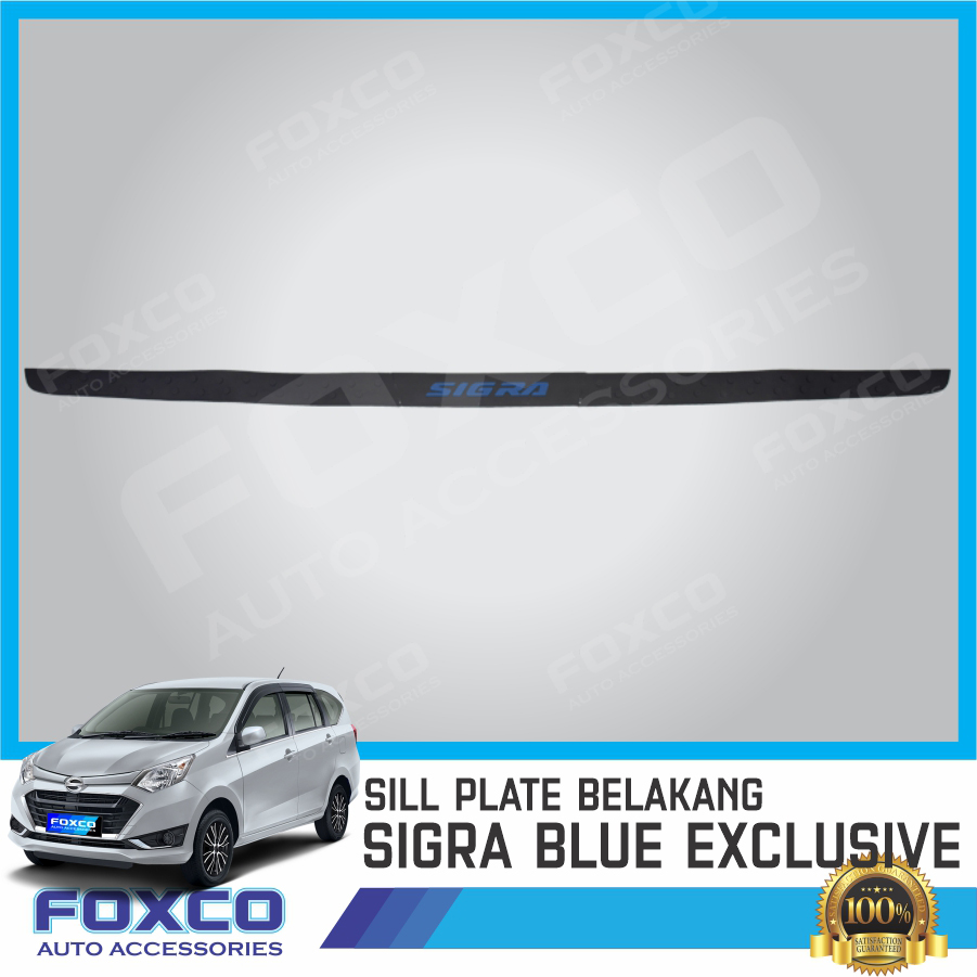 Toyota Sigra plastic trunk rear door sillplate Black Harga 110,000 rupiah*Gratis Ongkir