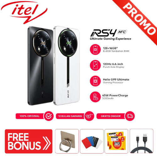 Itel Rs4 Ram 8+128Gb - Nfc - G99 Ultimate - 45W Power Charge - 120Hz 6.6 Harga  1,620,000 Ringgit*Penghantaran Percuma