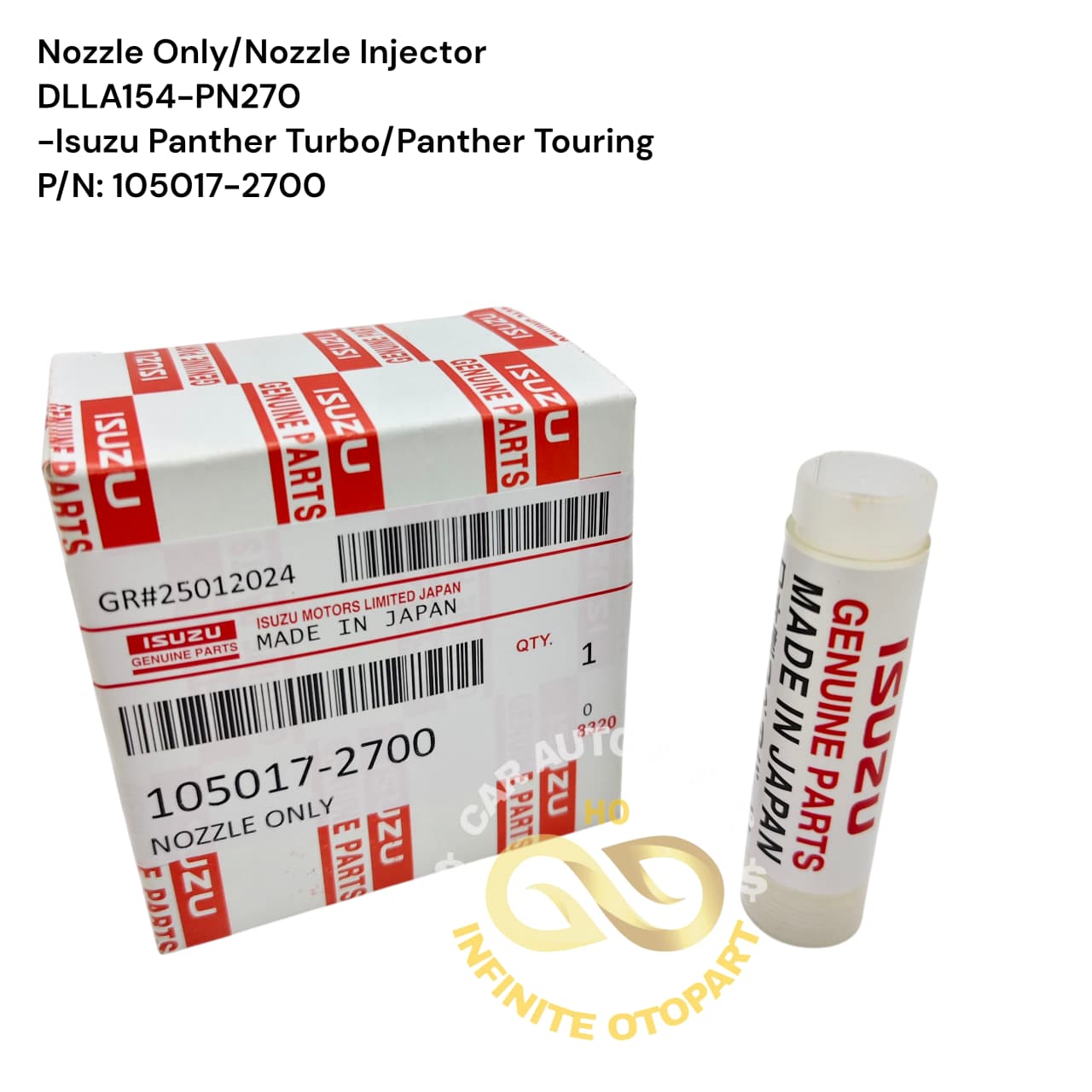 Nozzle Only Injector Nozzle Panther Turbo Panther Touring Dlla154-Pn270 105017-2700 Imported Harga 140,000 rupiah*Gratis Ongkir