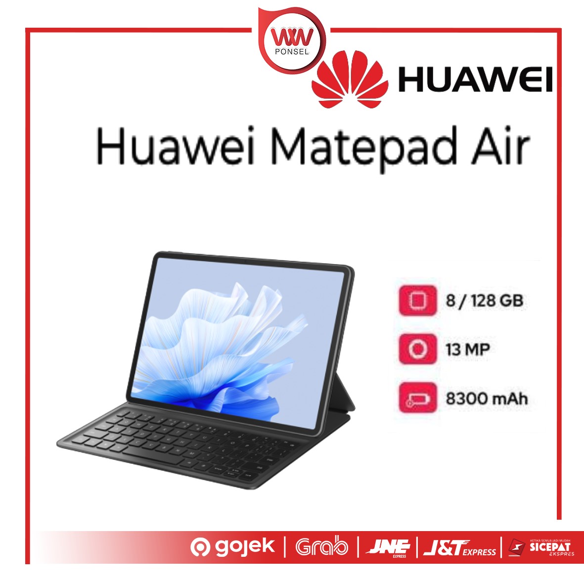 Tablet Huawei Matepad Air Ram 8GB Internal 128GB Garansi Resmi Harga  7,999,000 Ringgit*Penghantaran Percuma