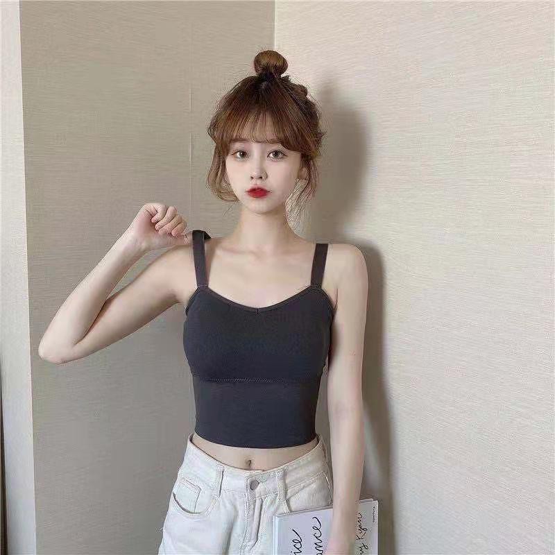 TANKTOP BRA FASHION 6428 BRA GYM OLAHRAGA PUSH UP BRA WANITA TANPA KAWAT  ELASTIS SEXY IMPORT