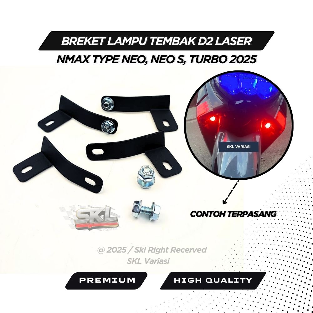 Nmax neo Nmax laser D2 beam bracket light neo s Nmax turbo Nmax 2025 spotlight holder l v1 Harga 16,200 rupiah*Gratis Ongkir