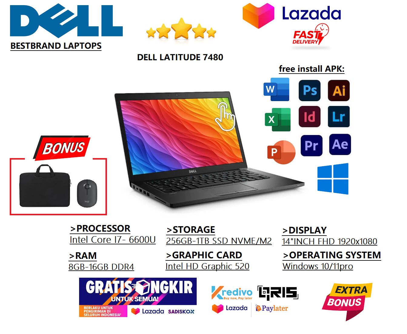 Dell Latitude 7480 Core
