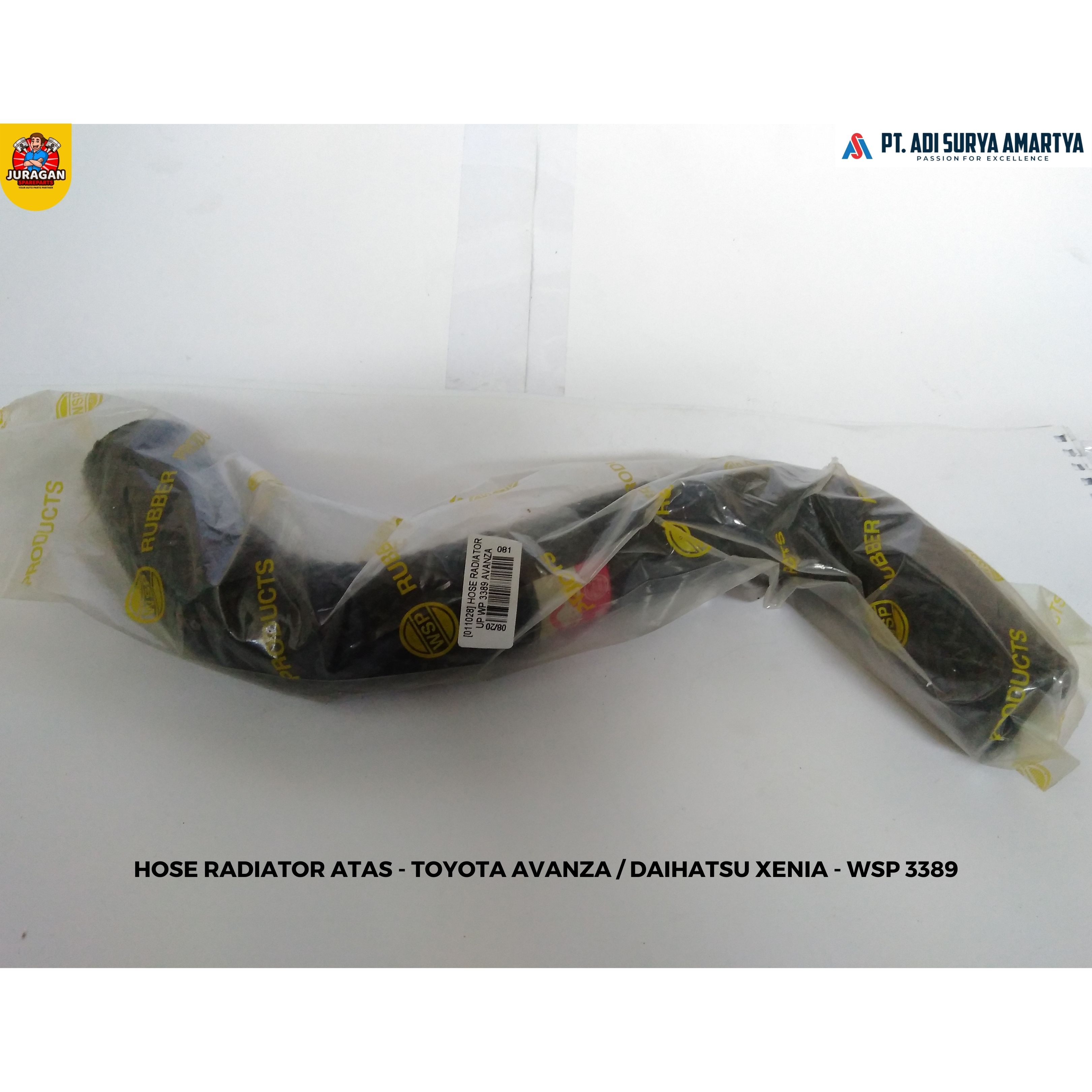 Hose Radiator Atas - Toyota Avanza / Daihatsu Xenia 1300Cc - Wsp 3389 Harga 44,100 rupiah*Gratis Ongkir