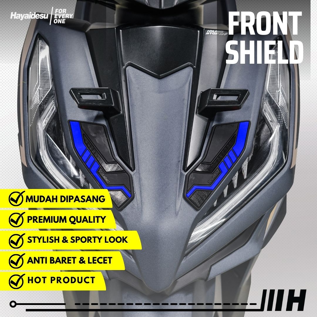 Hayaidesu Vario 125 FI 2023- 2024 Body Protector Front Shield Cover Harga 45,000 rupiah*Gratis Ongkir