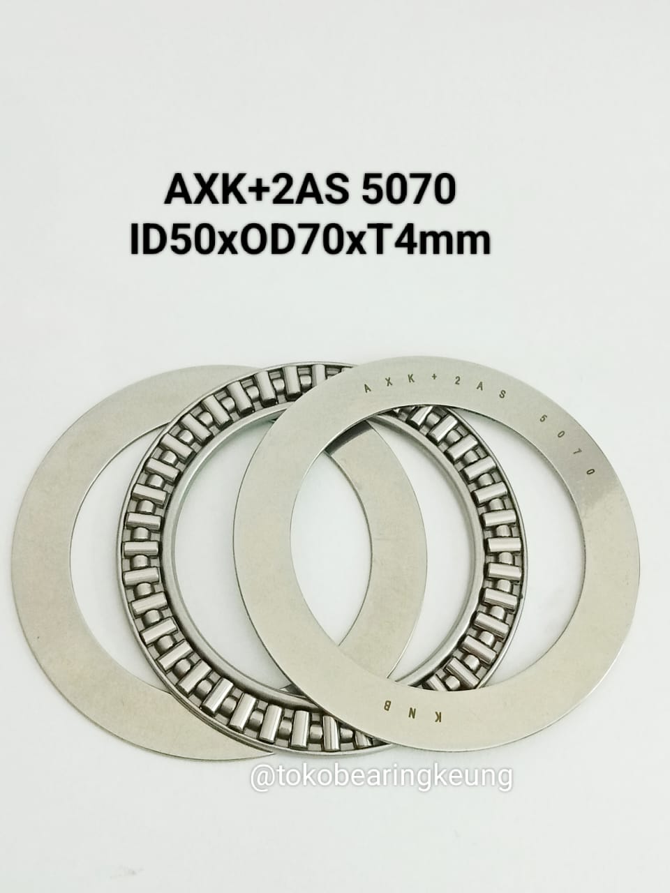 Thrust Bearing AXK 5070 isi 1 set 3 tumpuk Harga 18,000 rupiah*Gratis Ongkir