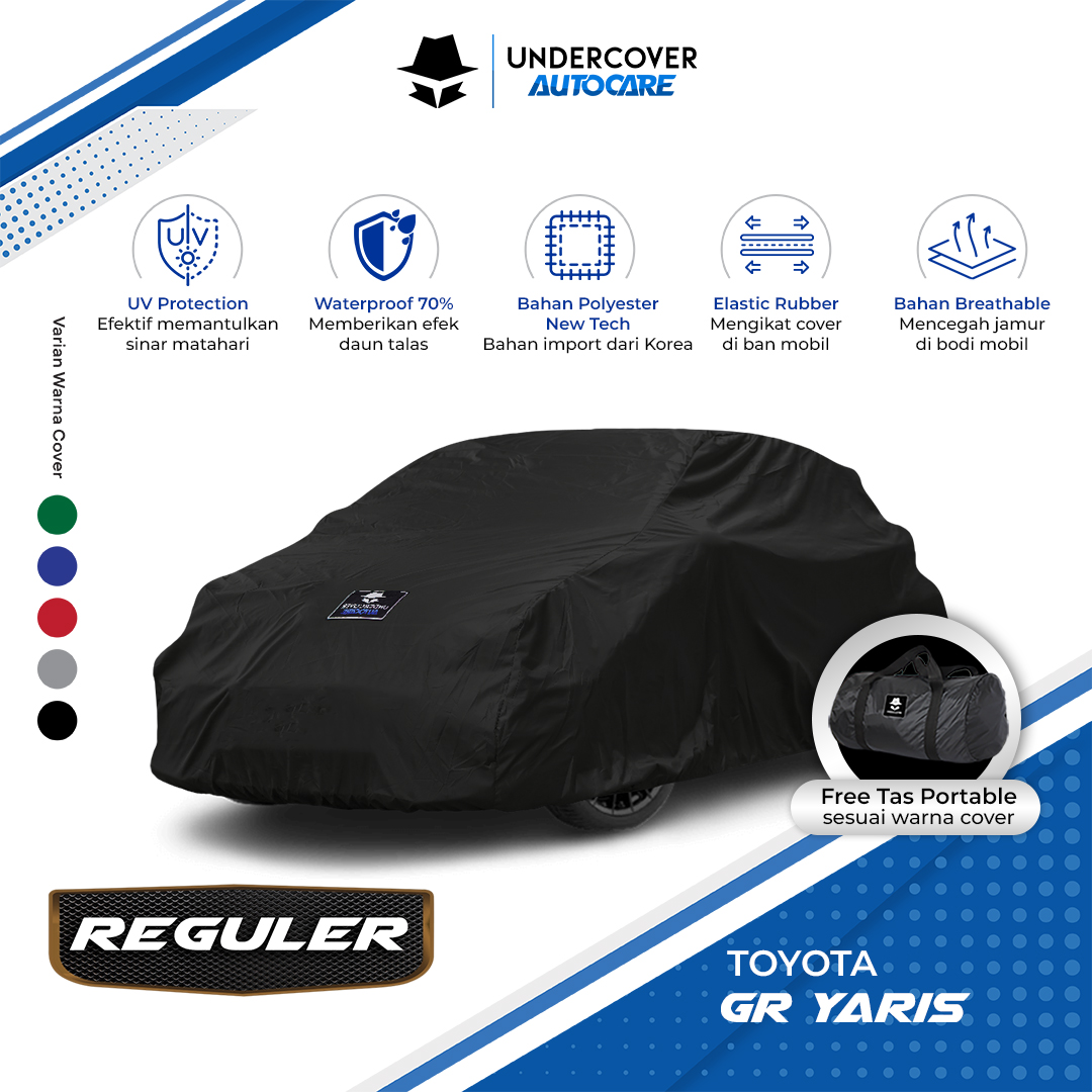Undercover Autocare - Cover Mobil Toyota GR Yaris Reguler Harga 288,000 rupiah*Gratis Ongkir