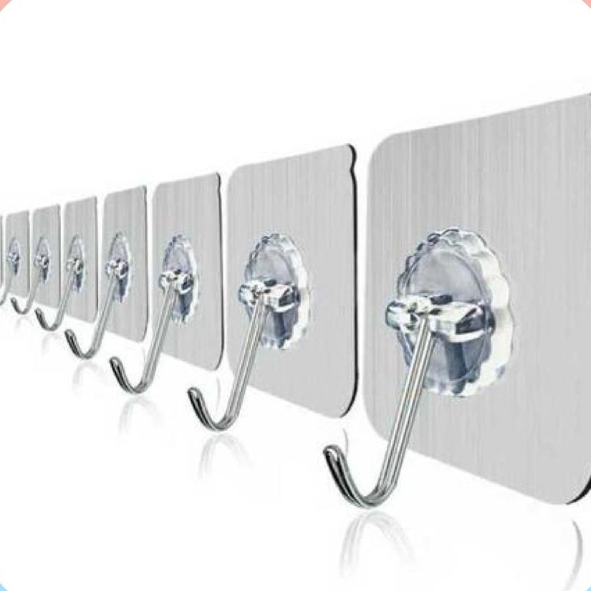 6 pcs atau 10 pcs Gantungan Tempel Dinding Serbaguna / Magic Hook / Hanger / Kait Tempel Transparant (Silakan Pilih di Varian) Harga 4,500 rupiah*Gratis Ongkir