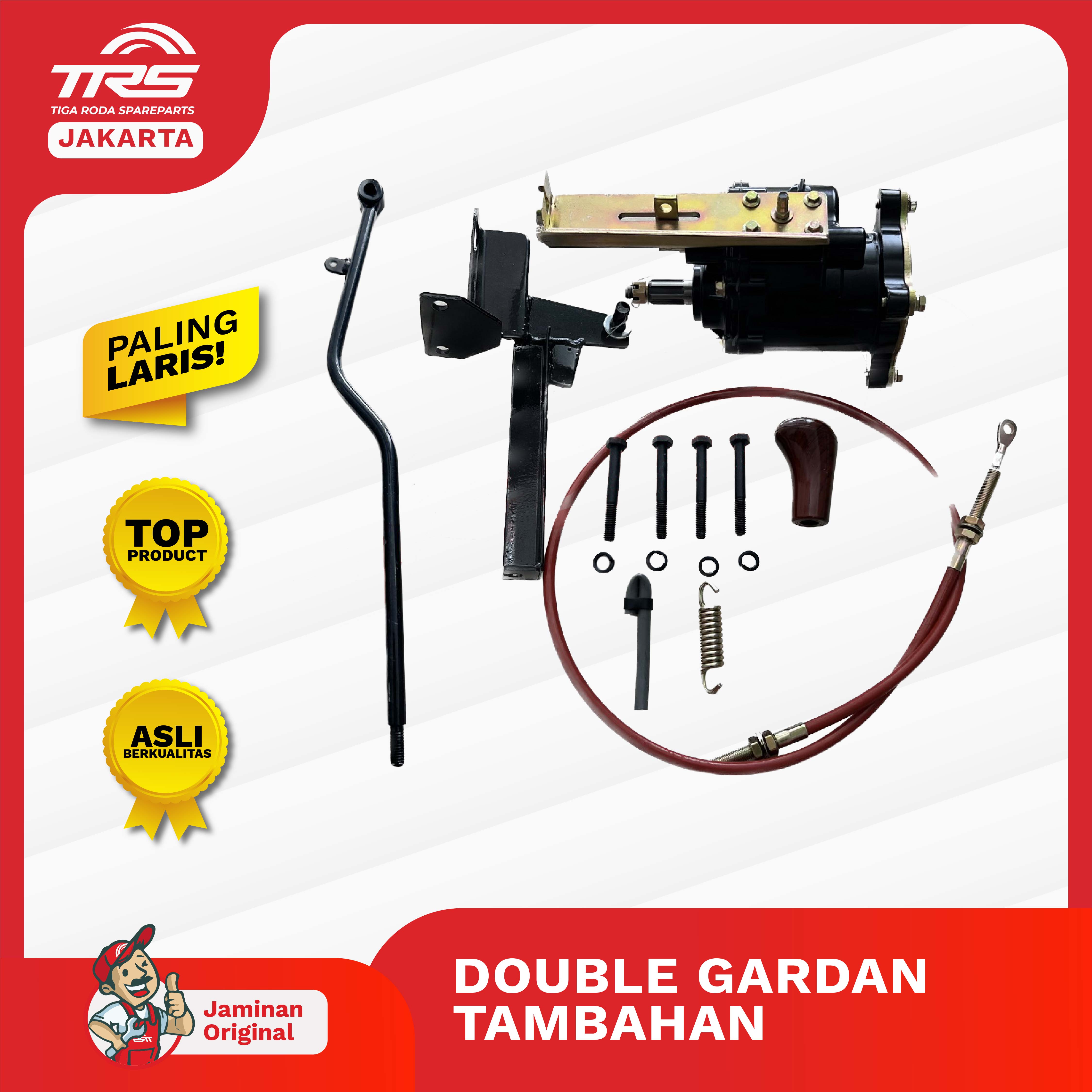 TRS Dobel Doble Double Gardan Tambahan Hilo Hi Lo Motor Roda Tiga Kaisar Tossa Jialing Nozomi Spareparts Original TRS JAKARTA Harga 1,377,000 rupiah*Gratis Ongkir