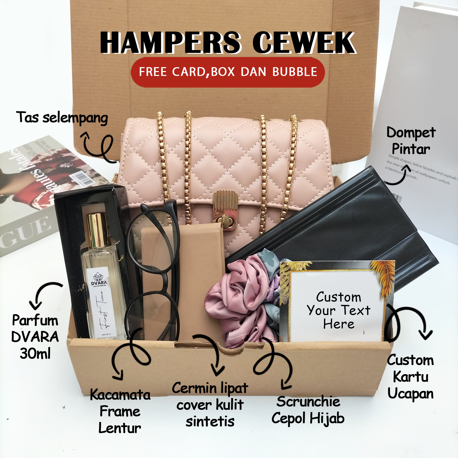 Girls Hadiah ulang tahun sets Hadiah ulang tahun package hampers bags women pernikahan anniversary