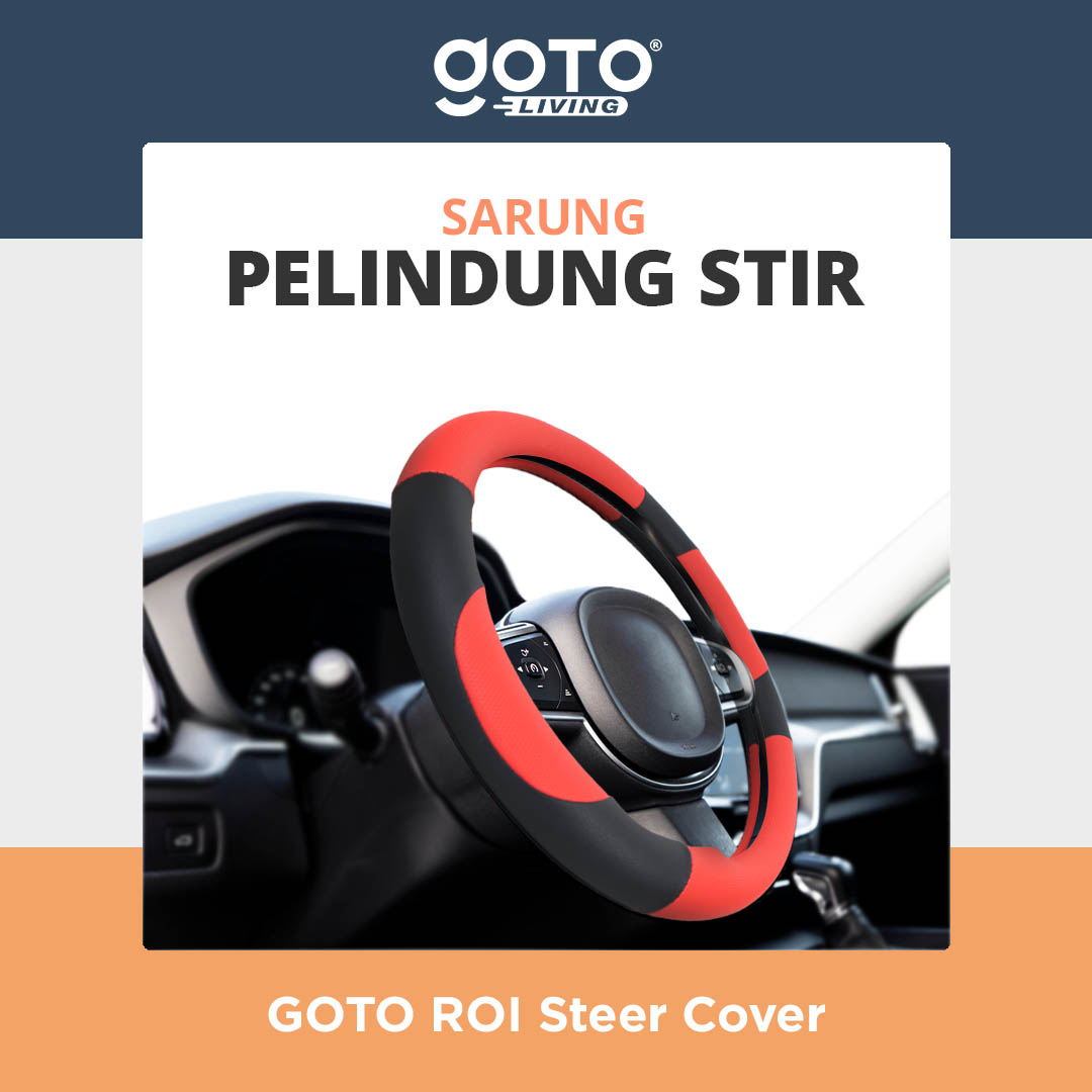 Goto Roi Cover Sarung Stir Cover Steer Setir Mobil Universal Anti Slip Harga 42,900 rupiah*Gratis Ongkir