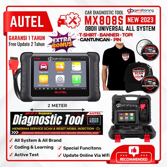 AUTEL MAXICHECK MX808S NEW 2023 SCANNER MOBIL UNIVERSAL OBD2 - KANR Harga 9,813,000 rupiah*Gratis Ongkir