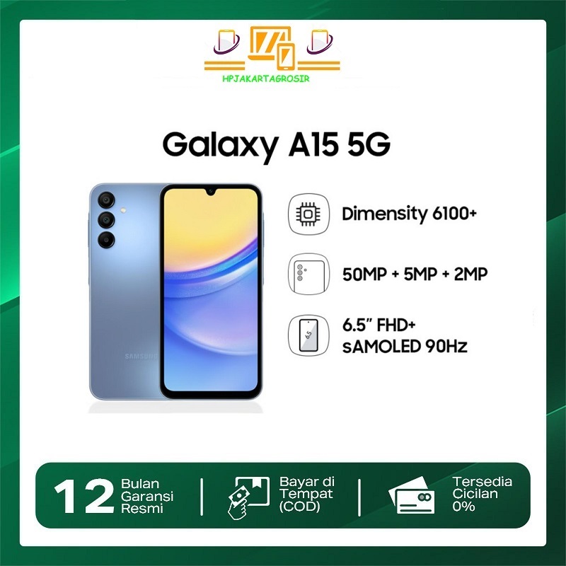 Samsung Galaxy A15 5g 8/256Gb Harga 1,910,000 rupiah*Gratis Ongkir