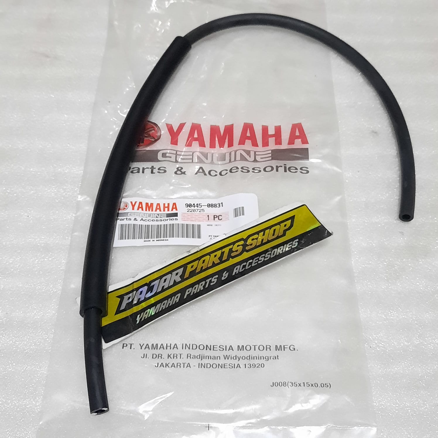 Original Ori Yamaha R15 V2 90445 08831 tube to radiator hose for old Vixion NVA advance Harga 23,000 rupiah*Gratis Ongkir