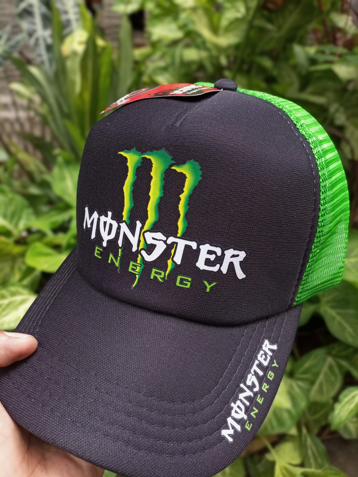 SNAPBACK TOPI TRUCKER MONSTER ENERGY 