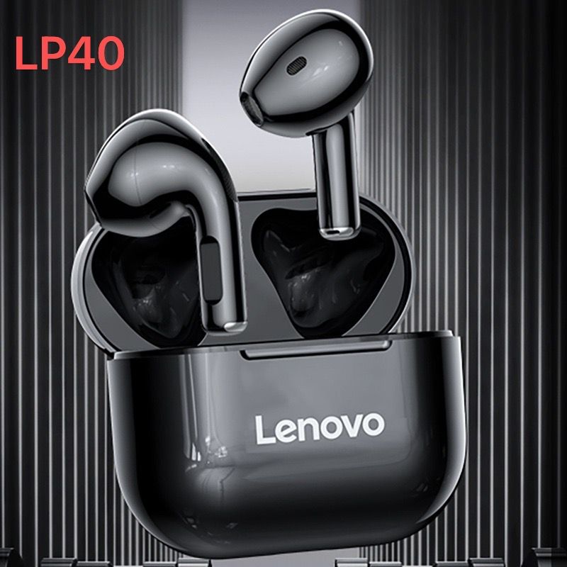 Lenovo Earphone Bluetooth LP40 LP40 Pro True Wireless Bluetooth