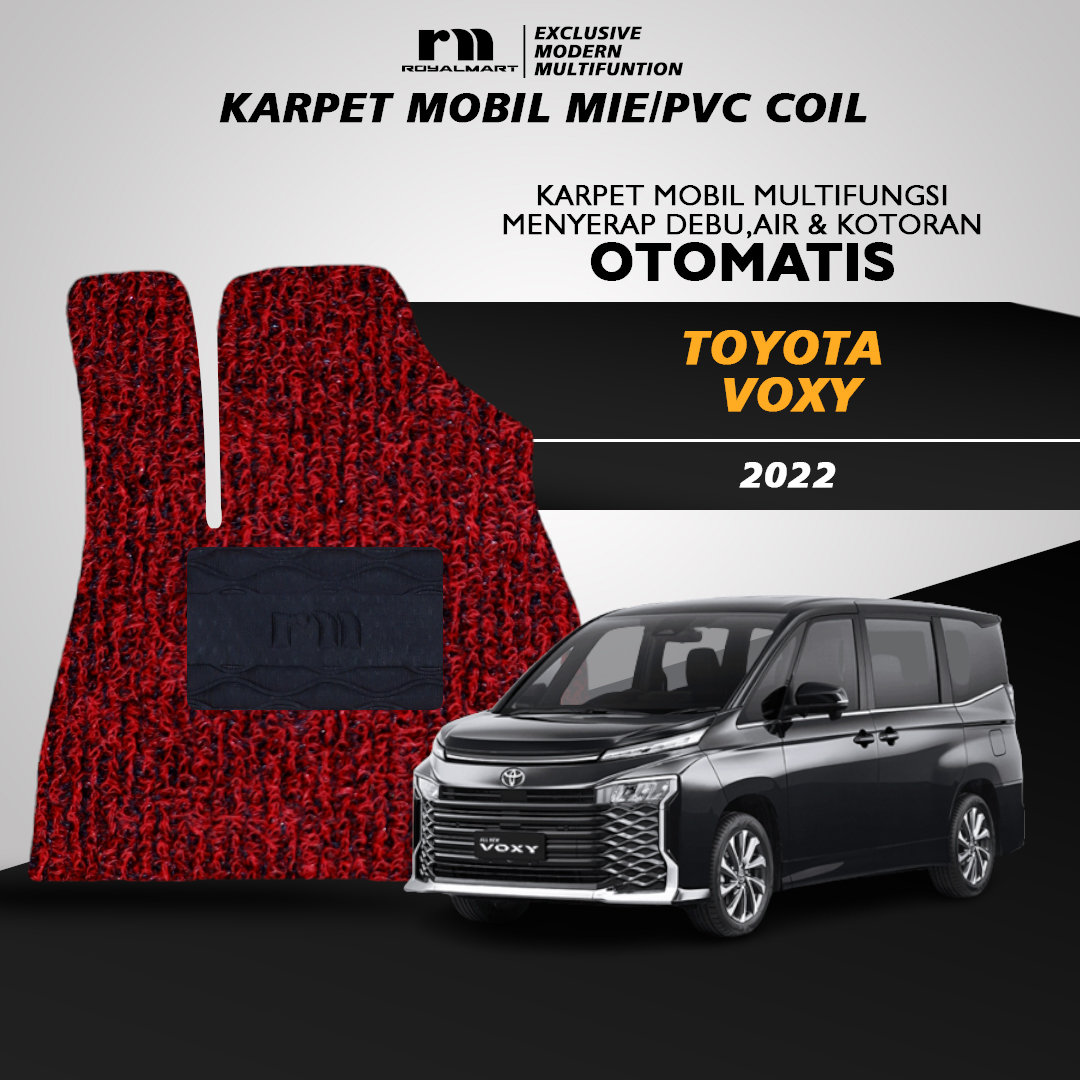 KARPET MOBIL MIE REMIUM TOYOTA VOXY 2022-2024 FULL BAGASI 2 WARNA Harga 2,230,000 rupiah*Gratis Ongkir