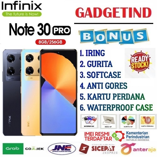 Sale Infinix Note 30 Pro 8/256Gb - Display: 6.67″ Fhd+ 120Hz Mediatek Helio G99 Warranty Harga  1,770,720 Ringgit*Penghantaran Percuma