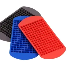 Cetakan Es Batu Mini 160 Cube Anti Pecah Silikon Kotak Ice Tray