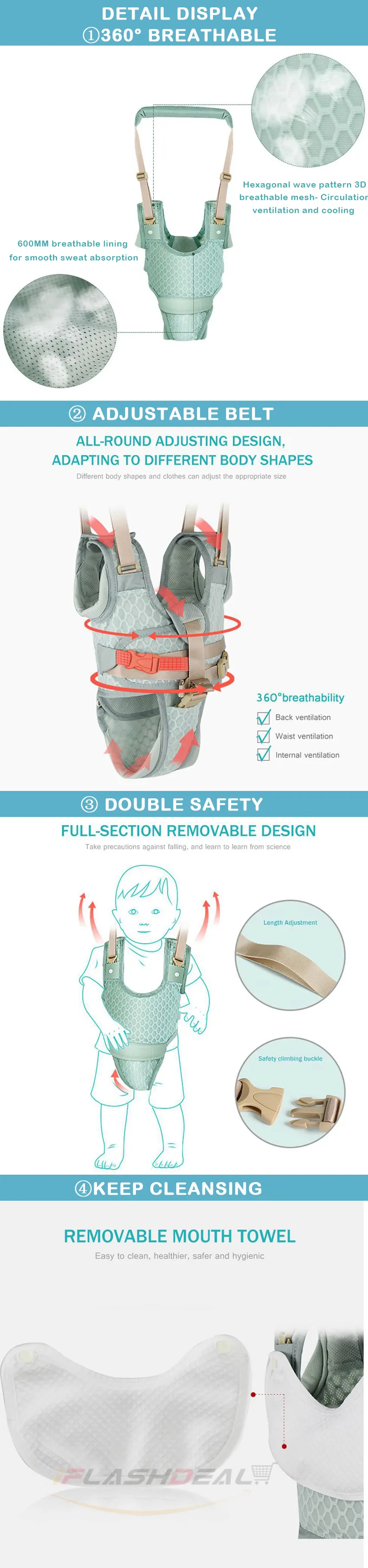 baby body harness