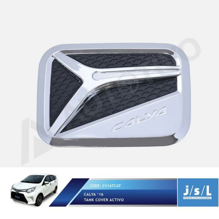 Toyota Calya Tank Cover Activo Chrome Harga 53,000 rupiah*Gratis Ongkir