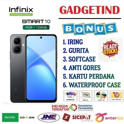 Infinix Smart 10 4/128Gb Sale | 4/64Gb Display: 6.67” 120Hz Hd+ Expandable Storage: up to 2Tb Processor: T7250 Harga  1,026,720 Ringgit*Penghantaran Percuma