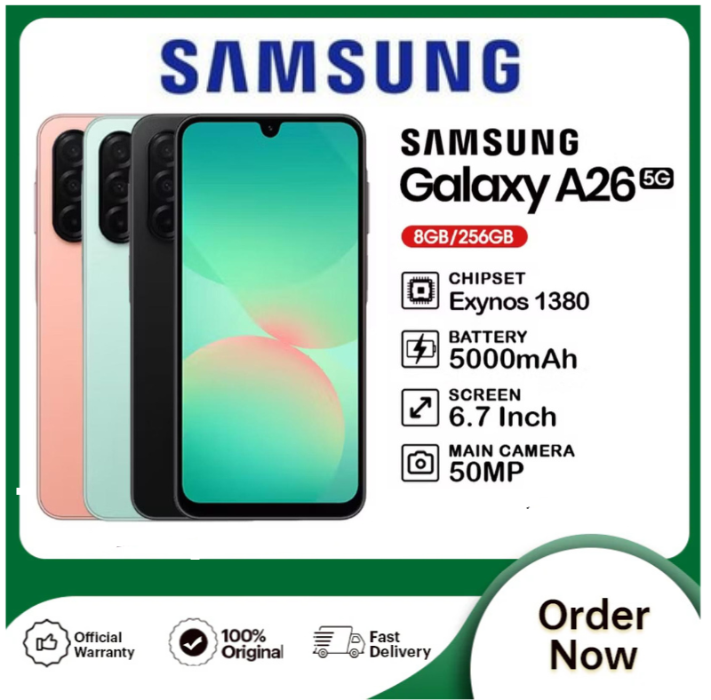 Samsung Galaxy A26 5g Ram 8 Gb Rom 256 Gb - Black 8/128 Gb Warranty Harga  3,000,000 Ringgit*Penghantaran Percuma