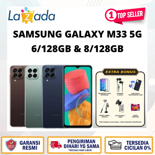Samsung Galaxy M33 5G 6/128GB & 8/128GB 12 months warranty Giá 2,300,000 Đồng*Miễn phí vận chuyển