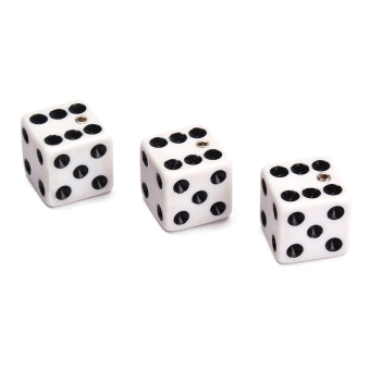 BolehDeals 3x White Black Dice Control Knob Split Shaft GibsonGrestch Fender Guitars Pebruari 2019 - 5 BolehDeals 3x White Black Dice Control Knob Split Shaft GibsonGrestch Fender Guitars - 5