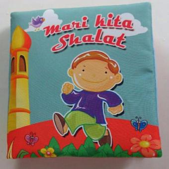 Gambar Buku Kainku Buku Bantal Kain Softbook Bayi Baby Mari Kita Shalat  Washable