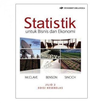 Gambar Erlangga Buku   Statistik Untuk Bisnis   Ekonomi Jl. 2 Ed.11