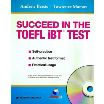 Gambar Erlangga   Succeed in the TOEFL iBT Test + CD
