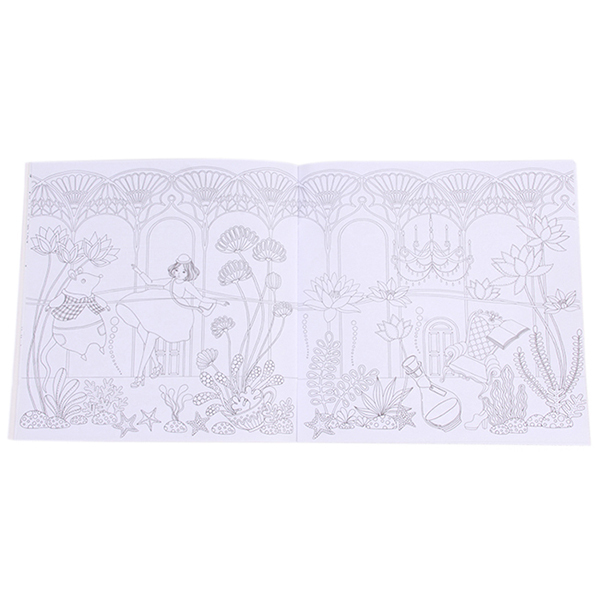 HengSong Secret Garden An Inky Treasure Hunt And Coloring BookFantasy Dream 24 Pages Chinese