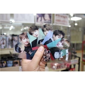 Gambar KPOP Bangtan Boys (BTS) High Quality Transparent Plastic Photo Card25PCS   intl