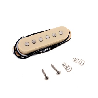 Gambar Musiclily 48MM Single Coil Pickup Middle Pickup for Fender StratSquier Electric Guitar Parts, Cream Cover   intl