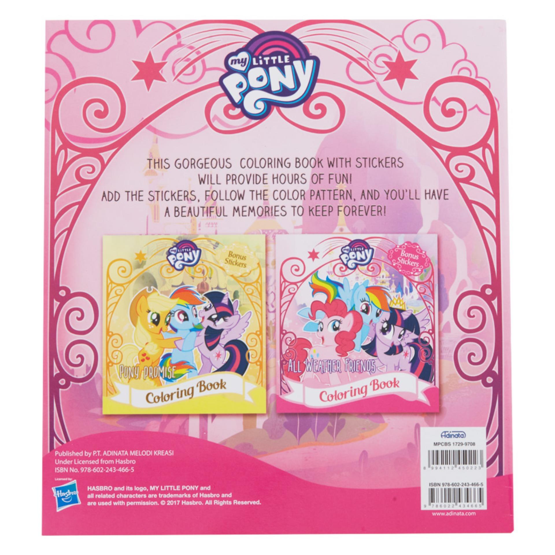My Little Pony Coloring Book S All Wearher Friends