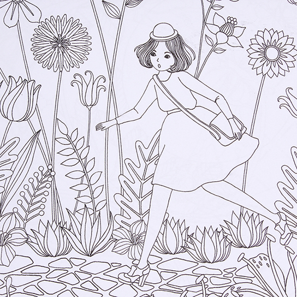 Yingwei Coloring Book Fantasy Dream 24 Pages Chinese