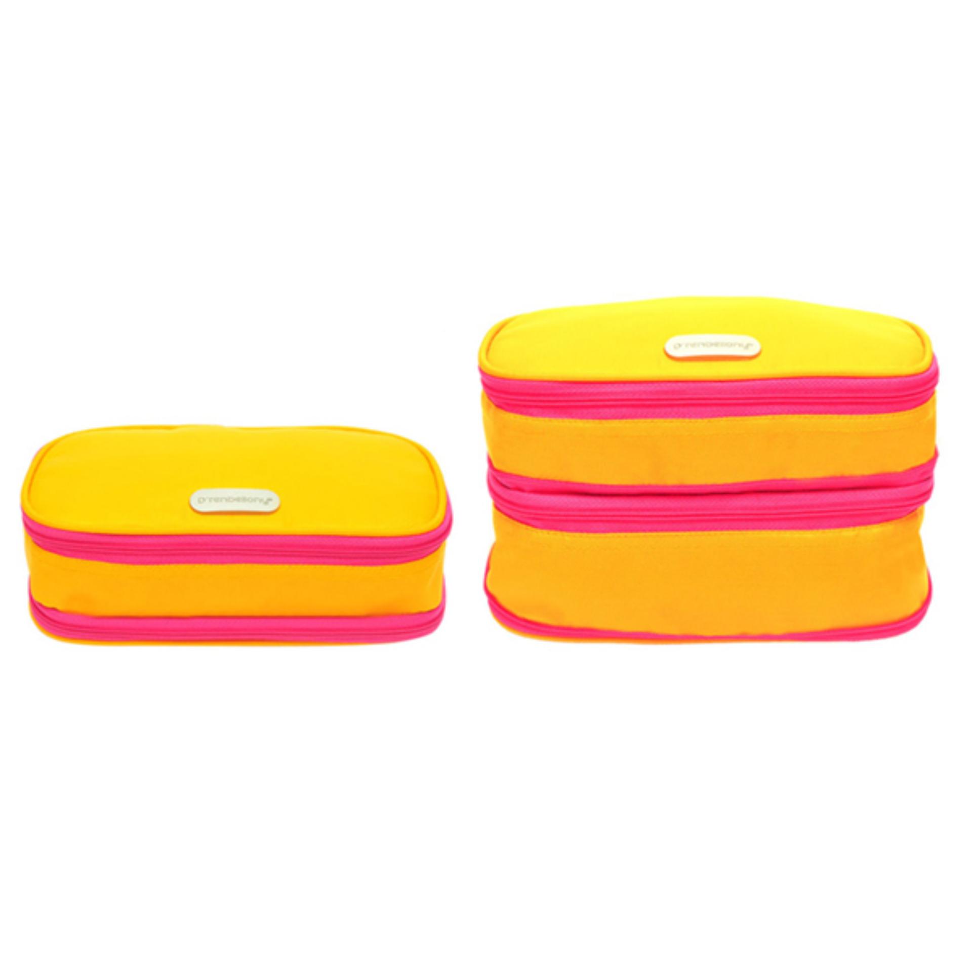 Beli 1 Gratis 4 Tas Dompet Kosmetikpouch Cosmeticimpor Update D renbellony Expandable Cosmetic Pouch Yellow magenta Dompet Kosmetik