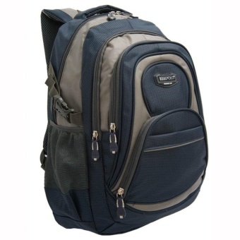 Real Polo Tas Ransel Kasual 6276 Backpack Daypack - Biru Juli 2019 - 4 Real Polo Tas Ransel Kasual 6276 Backpack Daypack - Biru - 4