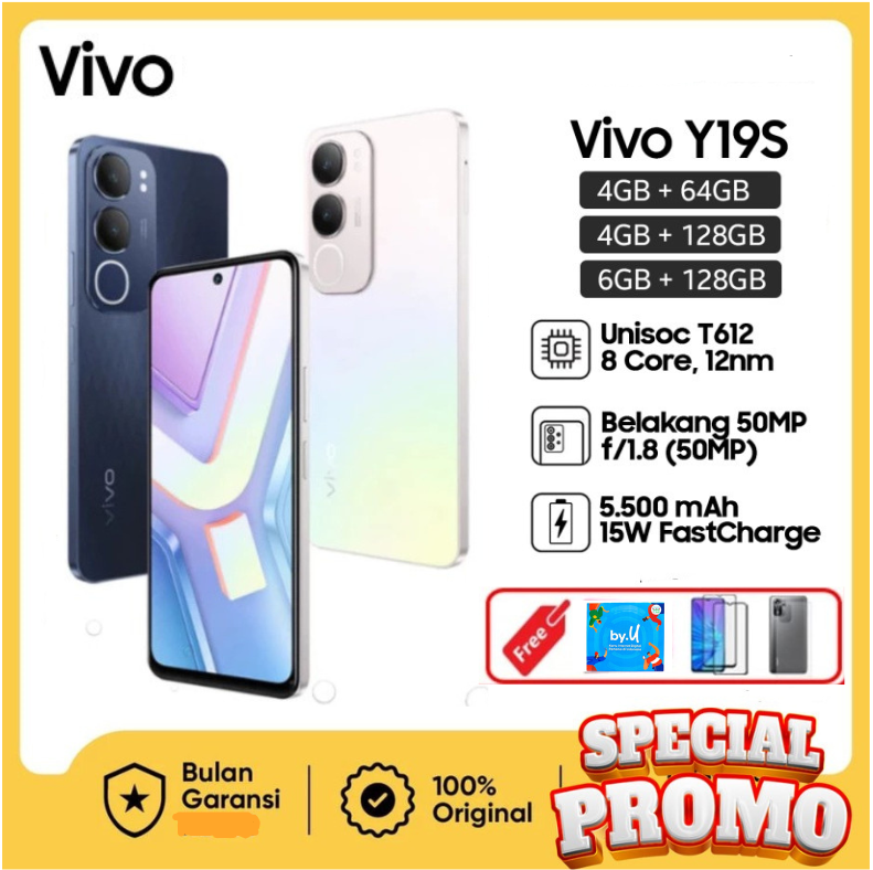 Vivo Y19S Nfc 6/128 4/128 4/64Gb Warranty | Unisoc T612 Ip64 Ip64 - 4/64Gb Black. Harga  1,190,400 Ringgit*Penghantaran Percuma